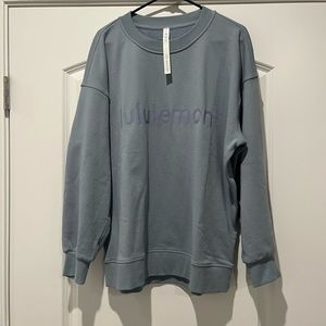 NWOT Lululemon Chambrey Logo Perfectly Oversized Crewneck Size 8